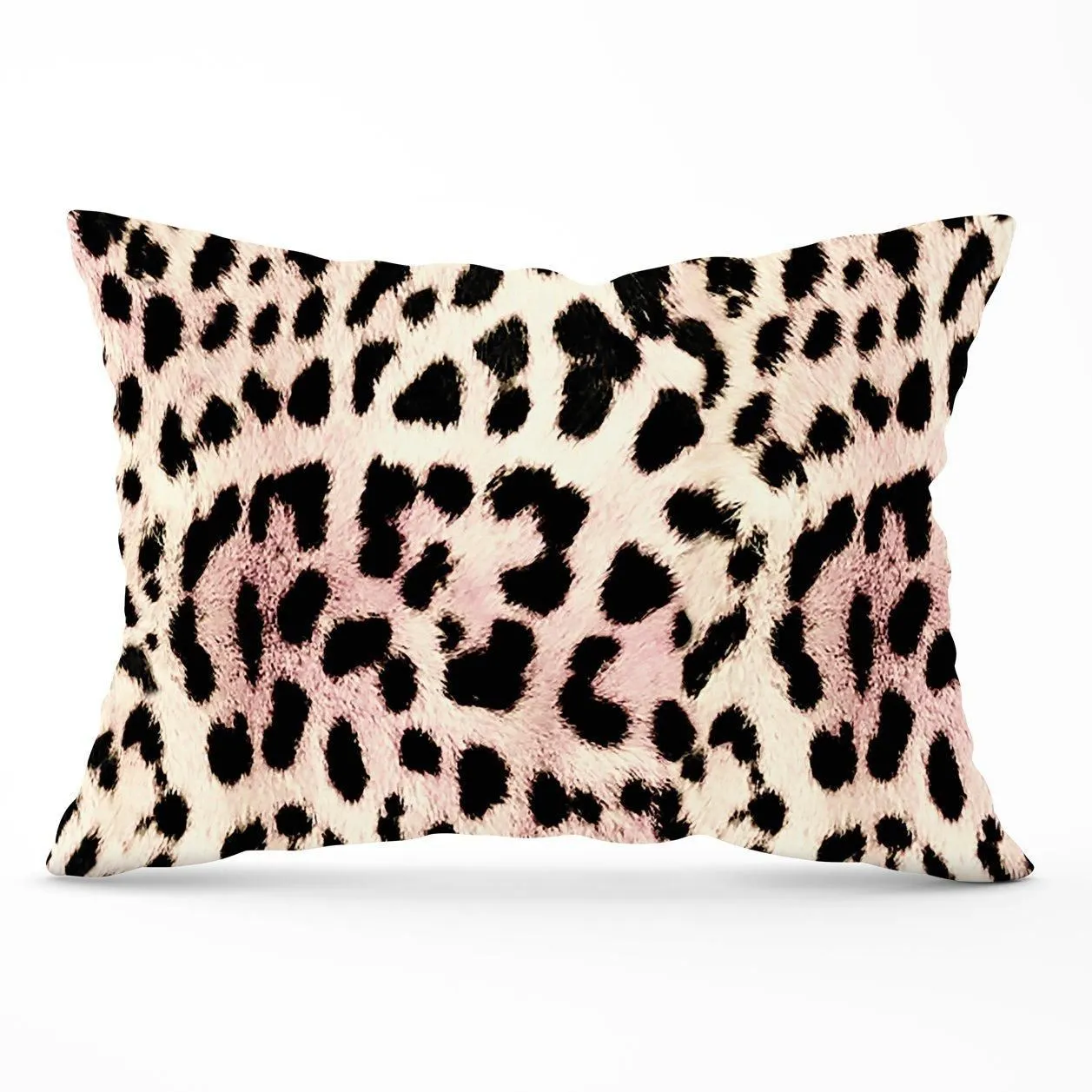 Warren Reed - Designer Leopard Hide Cushions in Brown