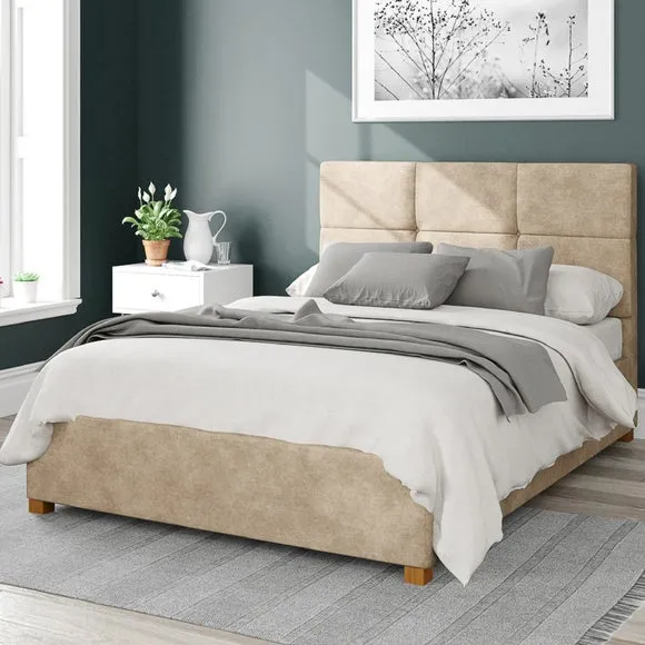 Caine Kimyo Ottoman Bed Frame, Linen 1