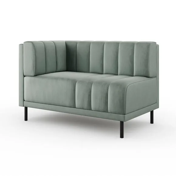 Amali Corner Dining Bench, Vintage Velvet 6