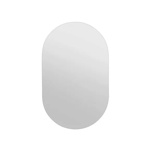 Ovale Frameless Lozenge Oval Wall Mirror 2