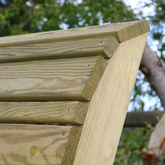 Freya 2 Seater Wooden Garden Bench 4