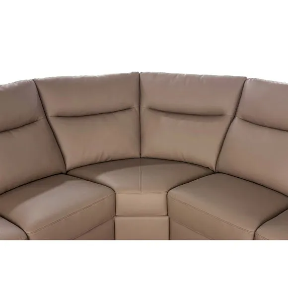 Aspire Toronto Leather Power 5 Seater Recliner Corner Sofa 5