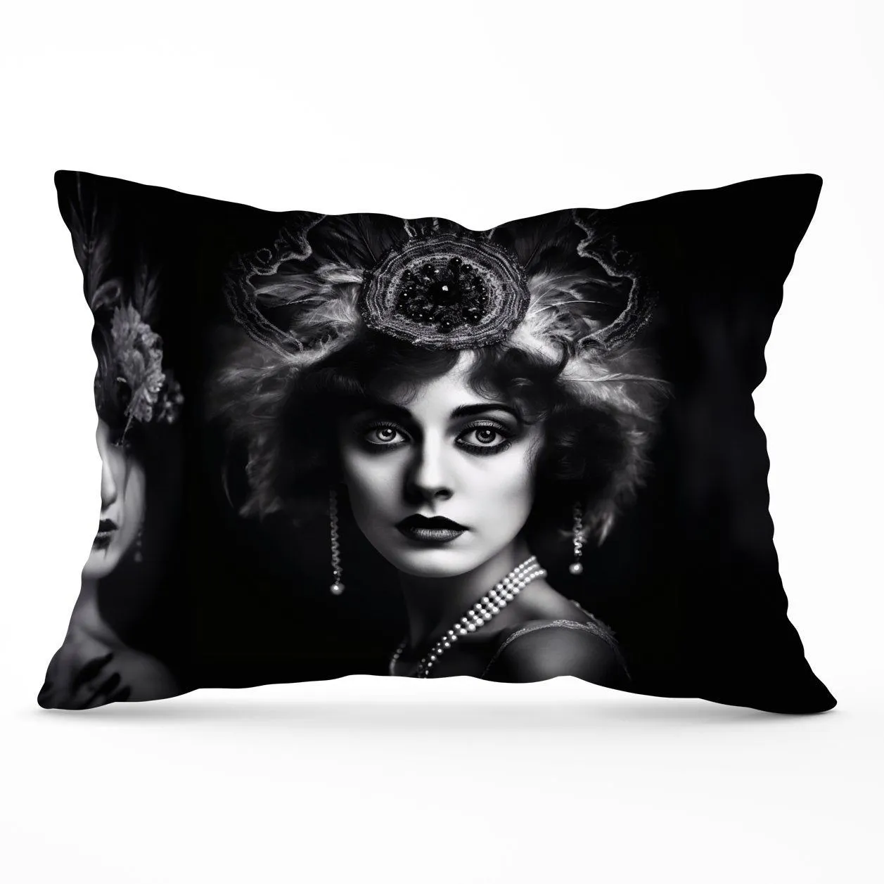 Warren Reed - Designer Dynamic Angles Cushions in Black