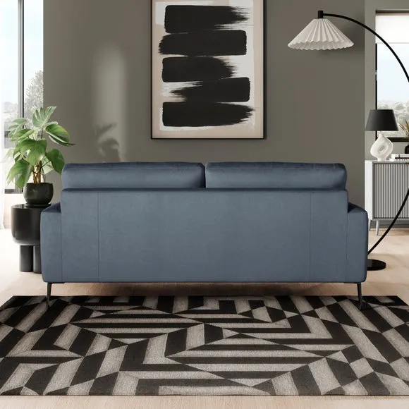 Lawson Matte Plush Velvet 3 Seater Sofa 3
