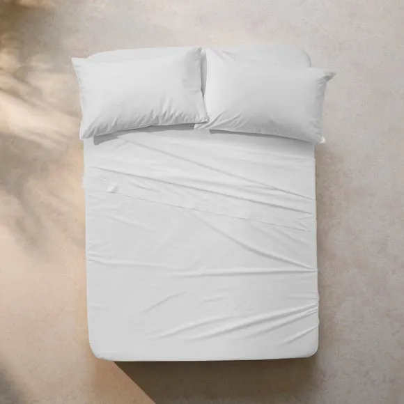 100% Egyptian Cotton 220 Thread Count Flat Sheet 1