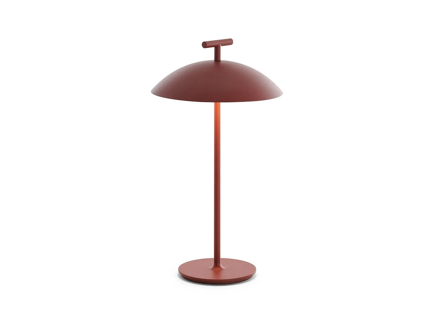 Kartell Geen-A LED Portable Table Lamp Brick Red