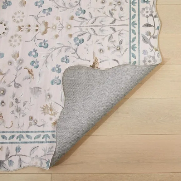 Concept Looms Liberty Antique Scalloped Washable Rug 3