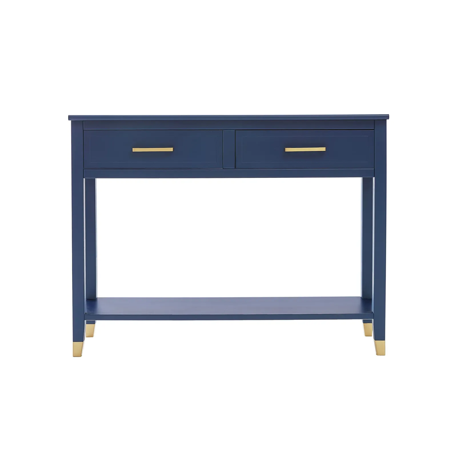 Cabinet Bits Palazzi 2 Drawer Console Table in Navy 1