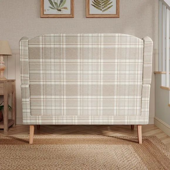 Charnwood Checked 2 Seater Armchair 2