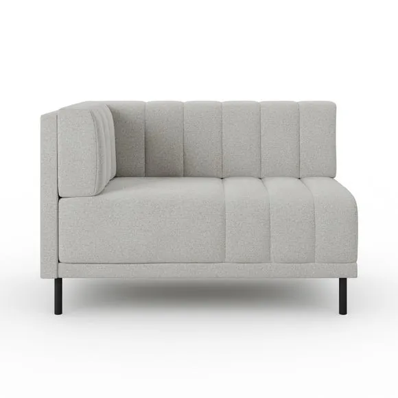 Amali Corner Dining Bench, Textured Weave 5