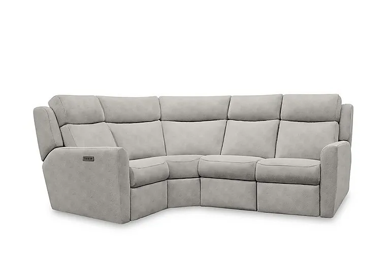 Wren Small Fabric Power Recliner Left Hand Facing Corner Sofa with Power Headrests and Power Lumbar