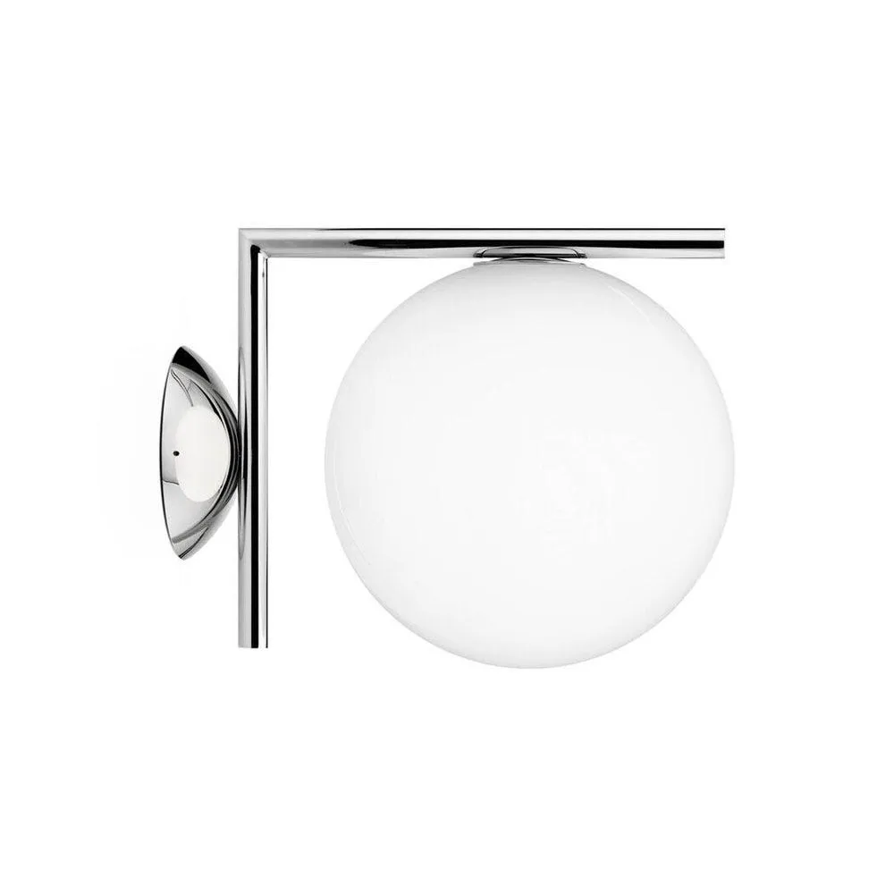 Flos IC W1 Wall Light Chrome 2
