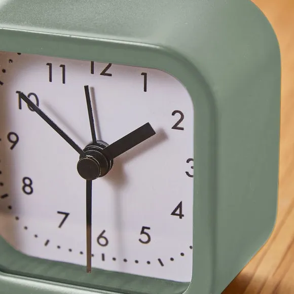 Square Analogue Alarm Clock 2