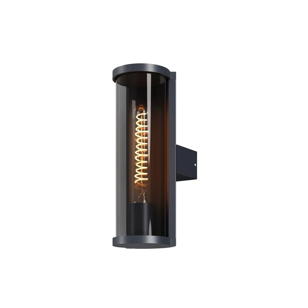 Netlighting Conf Outdoor Wall Lantern Graphite IP54 1xE27 in Grey