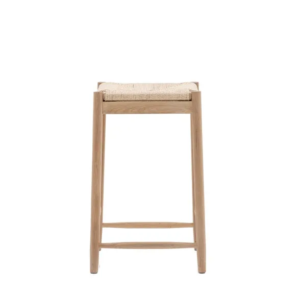 Return - Elda Rope Dining Stool, Natural 3