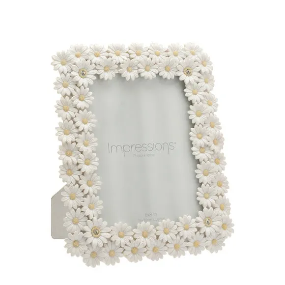 Impressions White Daisy Photo Frame 1