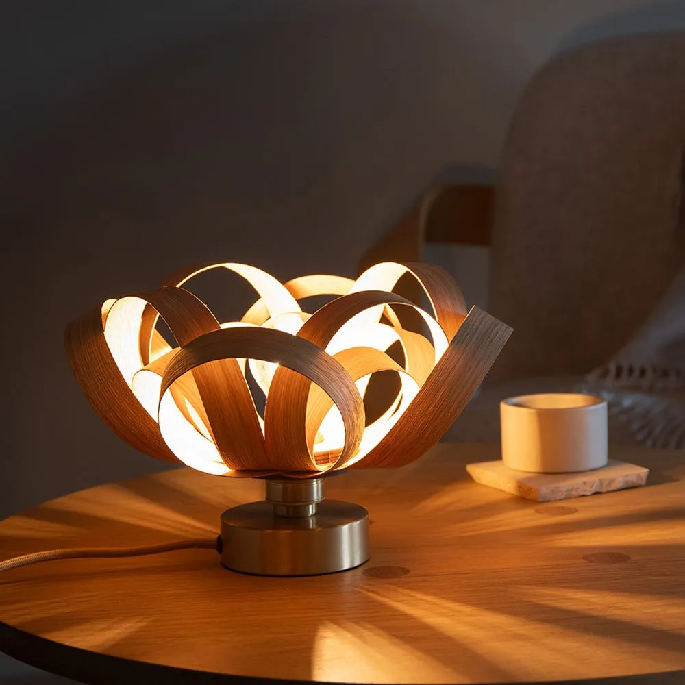 Tom Raffield Skipper Table Lamp Walnut 4
