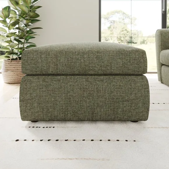 Blake Soft Texture Chenille Footstool 2