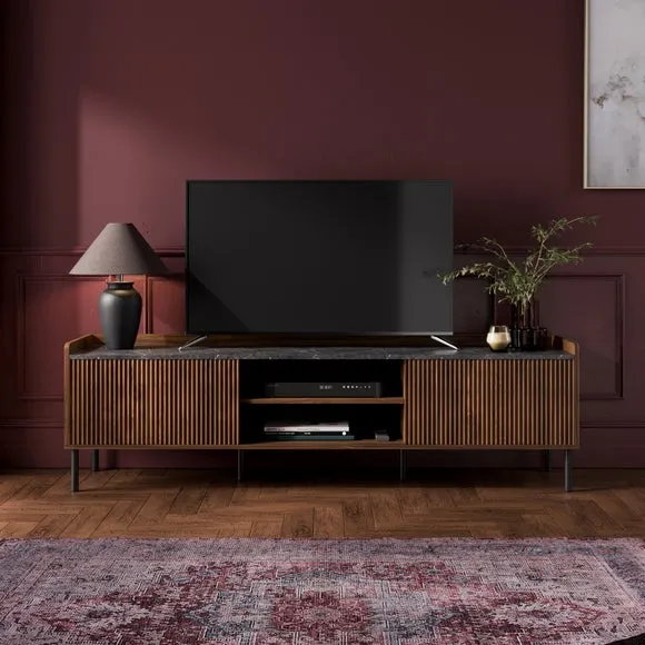Georgi Marble Effect Extra Wide TV Unit