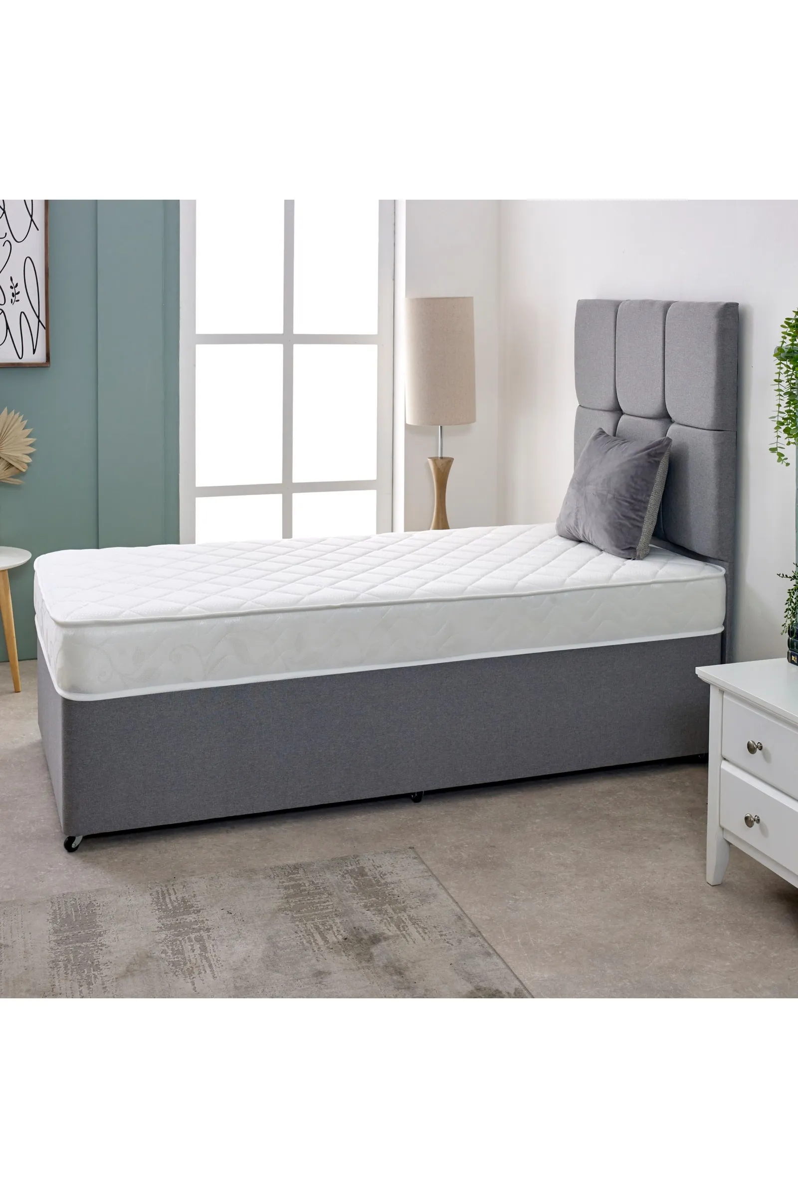 eXtreme Comfort Ltd Extreme Comfort Micro Quilted Memory foam & Spring Mattress in White 3