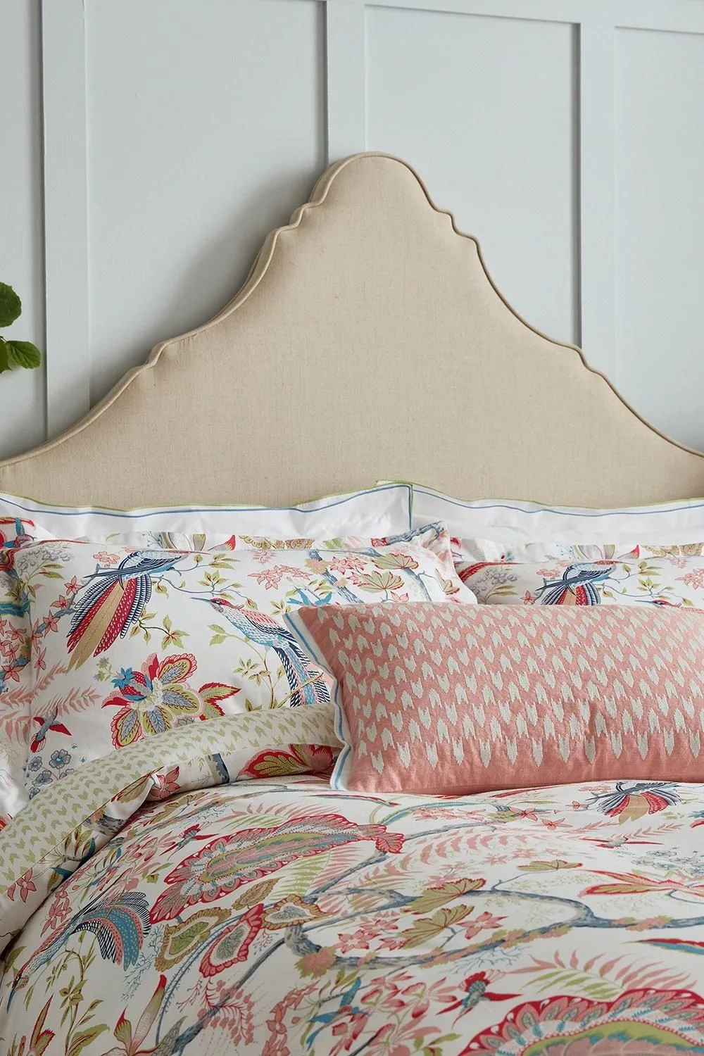 Sanderson 'Suva' Cushion 40X60cm in Pale Orange 3