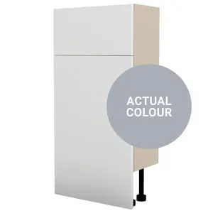 Duarti By Calypso Beaufort 400mm Floor Reaching Slimline Toilet Unit - Shadow Grey