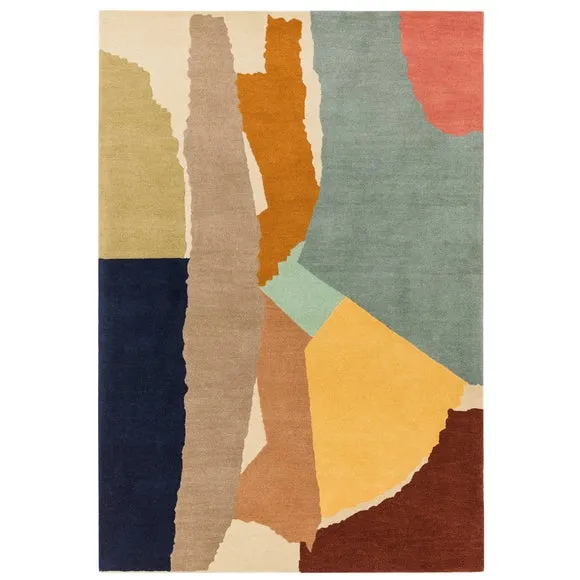 Asiatic Reef Abstract Wool Rug 1