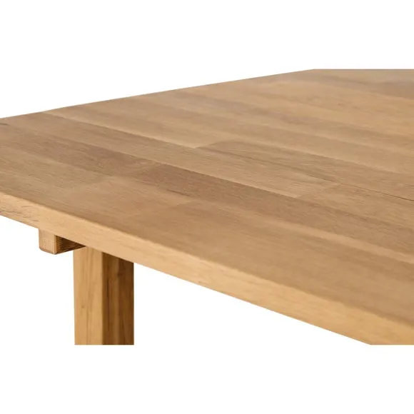Coxmoor 4-6 Seater Square Extendable Dining Table, Solid Oak 4