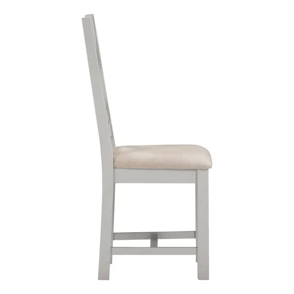 Windsor Set of 2 Cross Back Dining Chairs 4