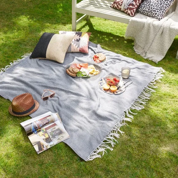 Herringbone Picnic Blanket