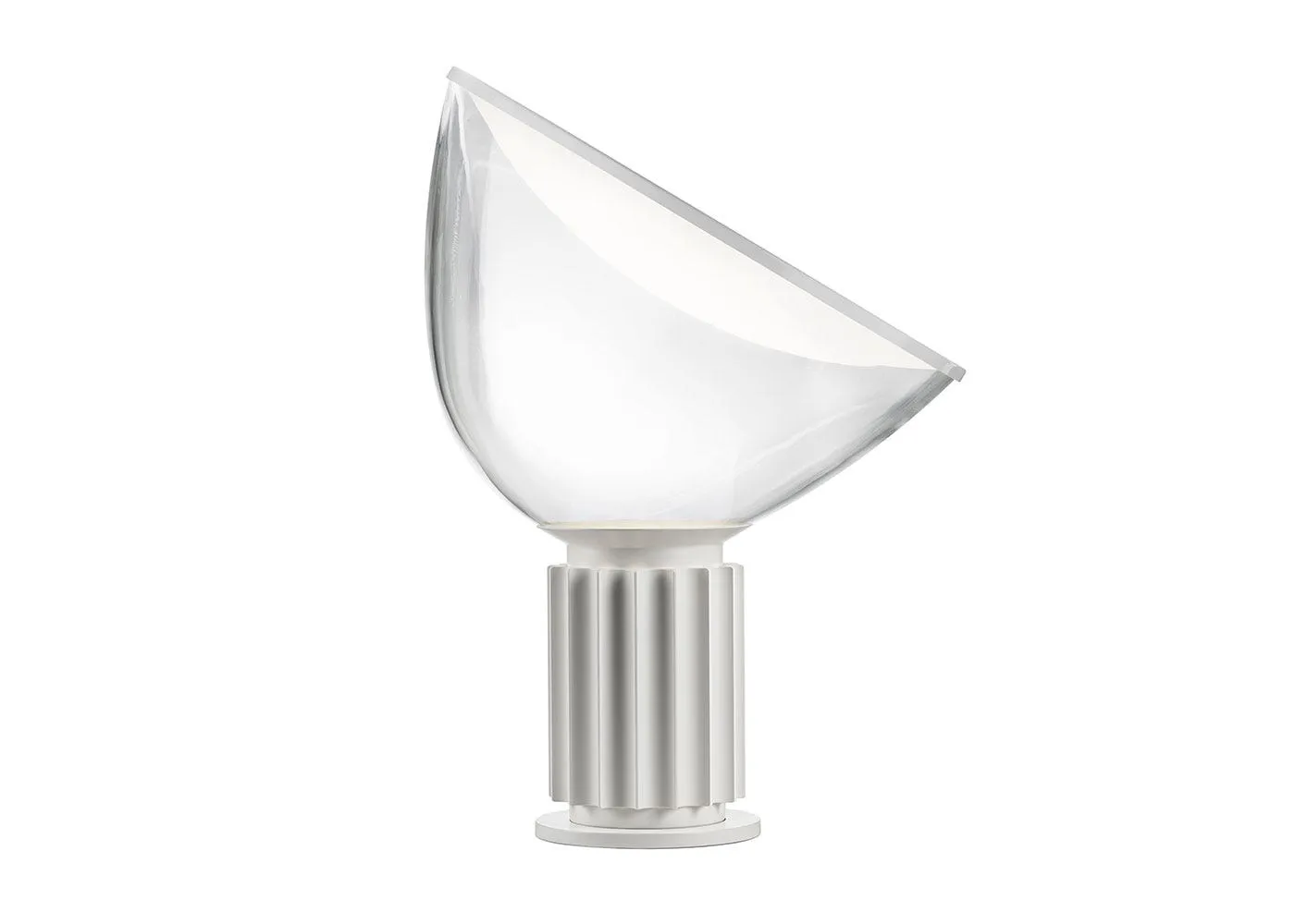 Flos Taccia LED Table Light Large Matt White 1