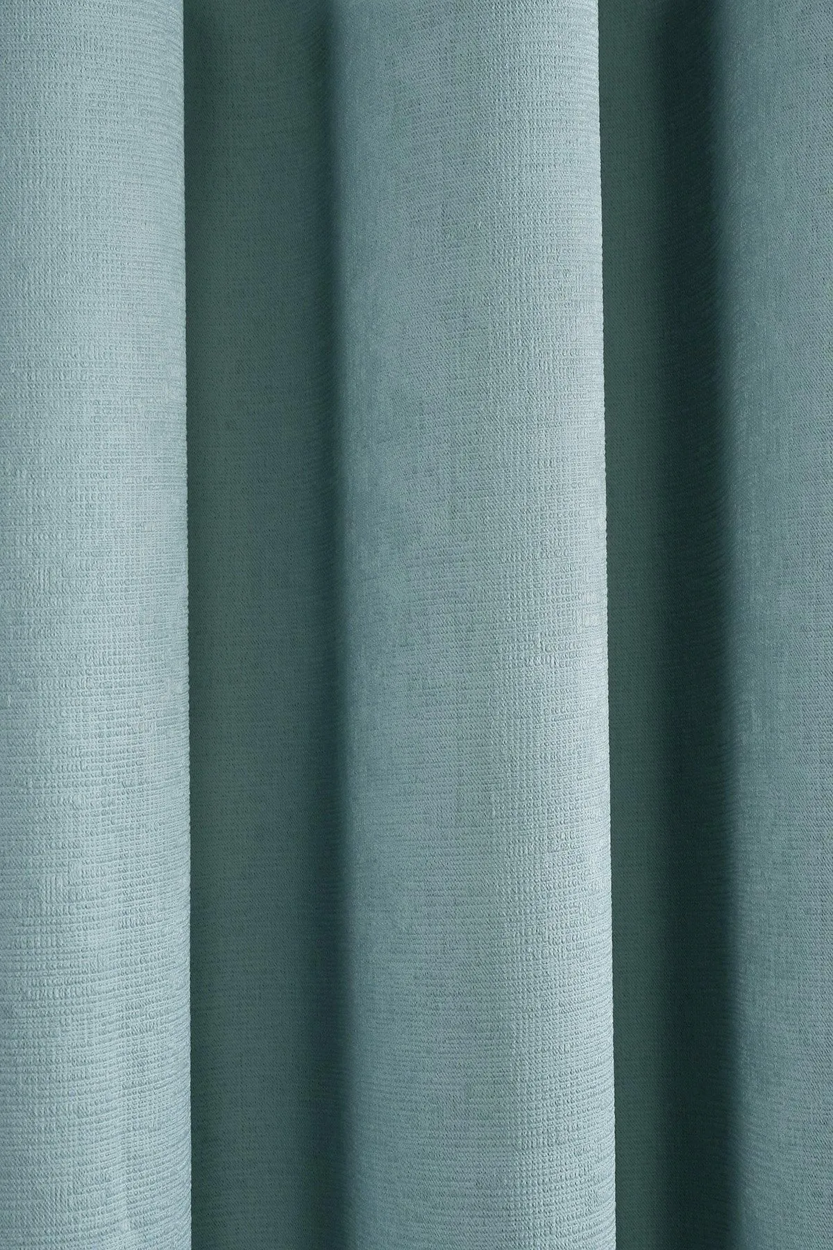 Fusion 'Strata' Triple-Woven Dimout Eyelet Curtains in Duck Egg Blue 4