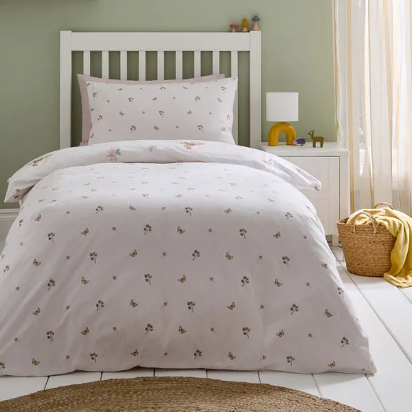 Catherine Lansfield Forest Friends Brushed Cotton Duvet Cover & Pillowcase Set 2