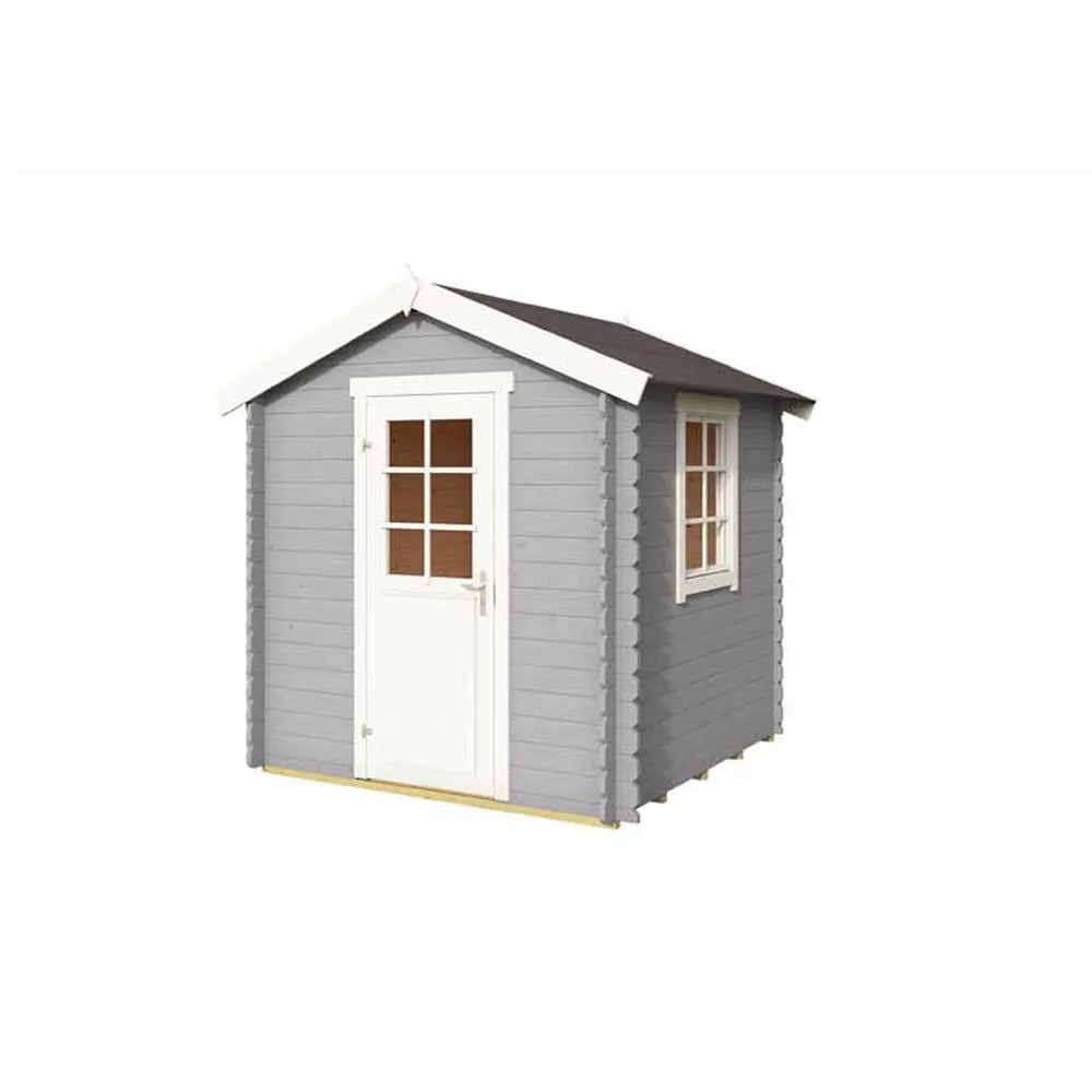 Lasita Maja Ltd Wels 1-Log Cabin, Garden Room, Home Office - L231xW220xH233.7 cm in Tan 3