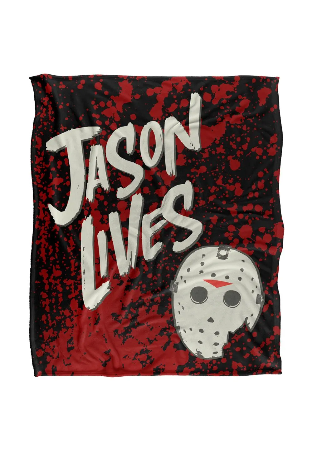 Warner Brothers Friday The 13Th Silky Touch Super Soft Throw Blanket 152x127cm in White
