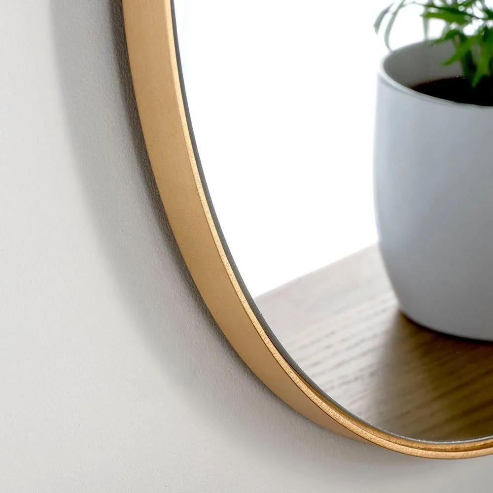 Yearn Mirrors Large Full Length Gold Curved Mirror 150x60cm 3