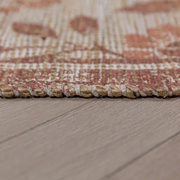 Dua Floral Jute Rug 4