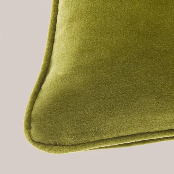 Clara Cotton Velvet Square Cushion 4
