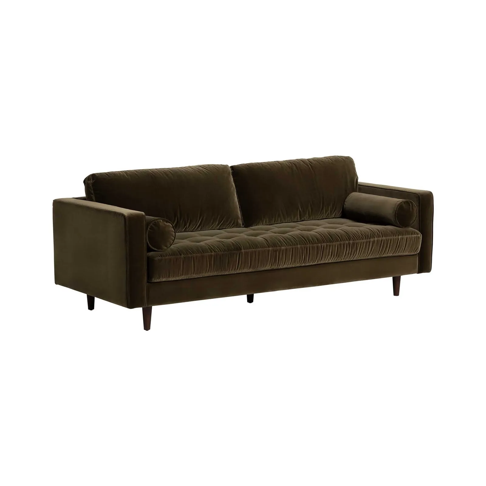 Hemingway 3 Seater Sofa, Green Velvet | Barker & Stonehouse 6