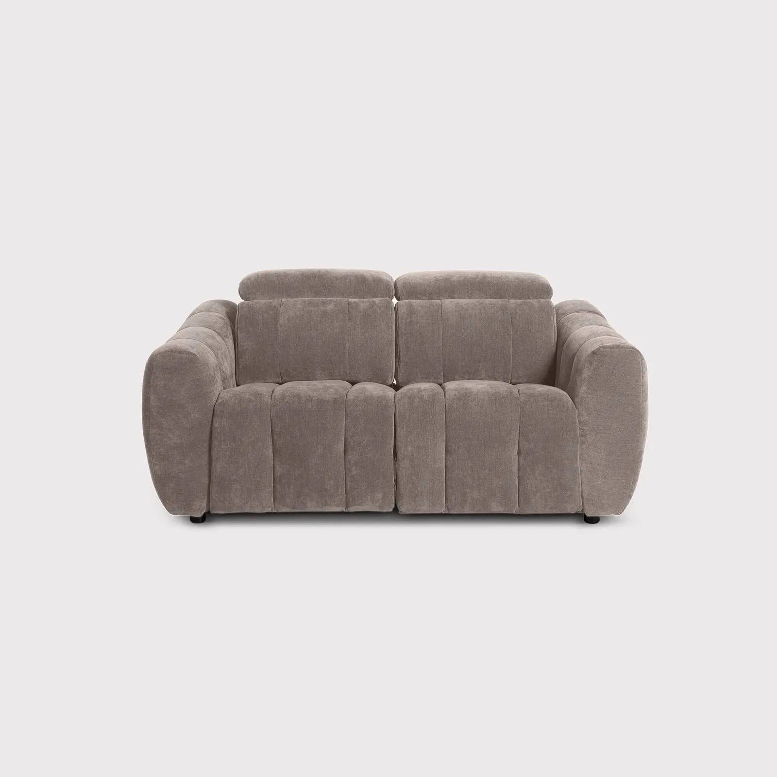 Montgomery 2 Power Seater & Headrest Recliner Sofa, Grey Fabric | Barker & Stonehouse 1