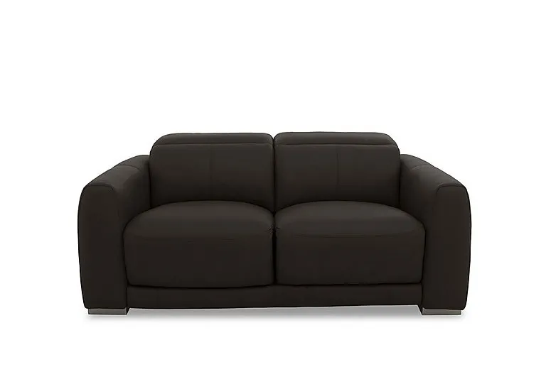 Edison Leather 2 Seater Sofa - Dark Chocolate