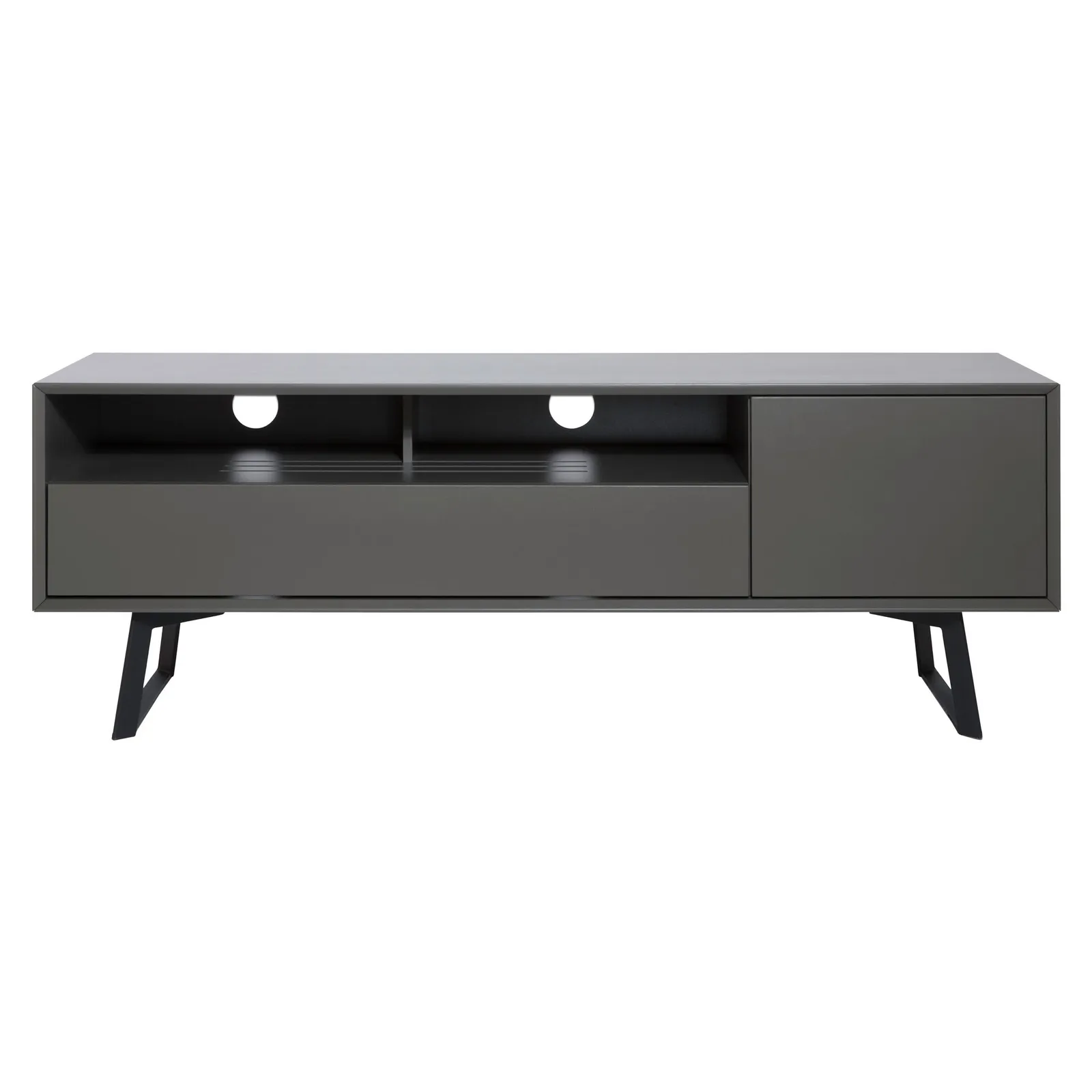 Carbon Wide TV Unit Grey