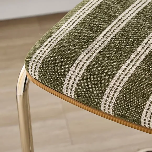 Draper Cantilever Barstool, Textured Weave 4