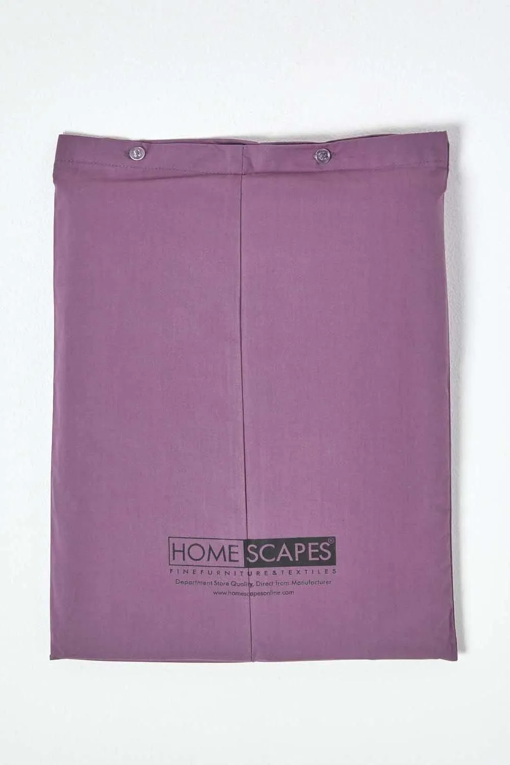 Homescapes Egyptian Cotton Fitted Sheet 12 inch 200 Thread Count in Grape 5