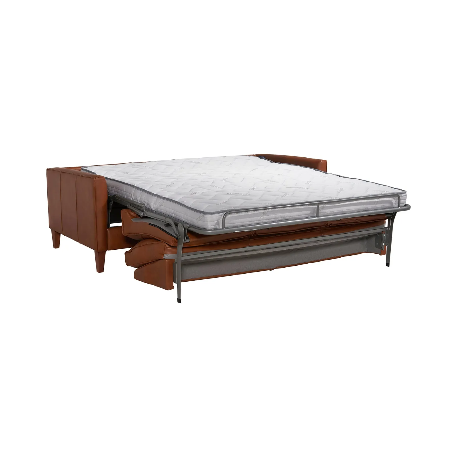 Bennett Sofa Bedbed, Brown Leather | Barker & Stonehouse 4