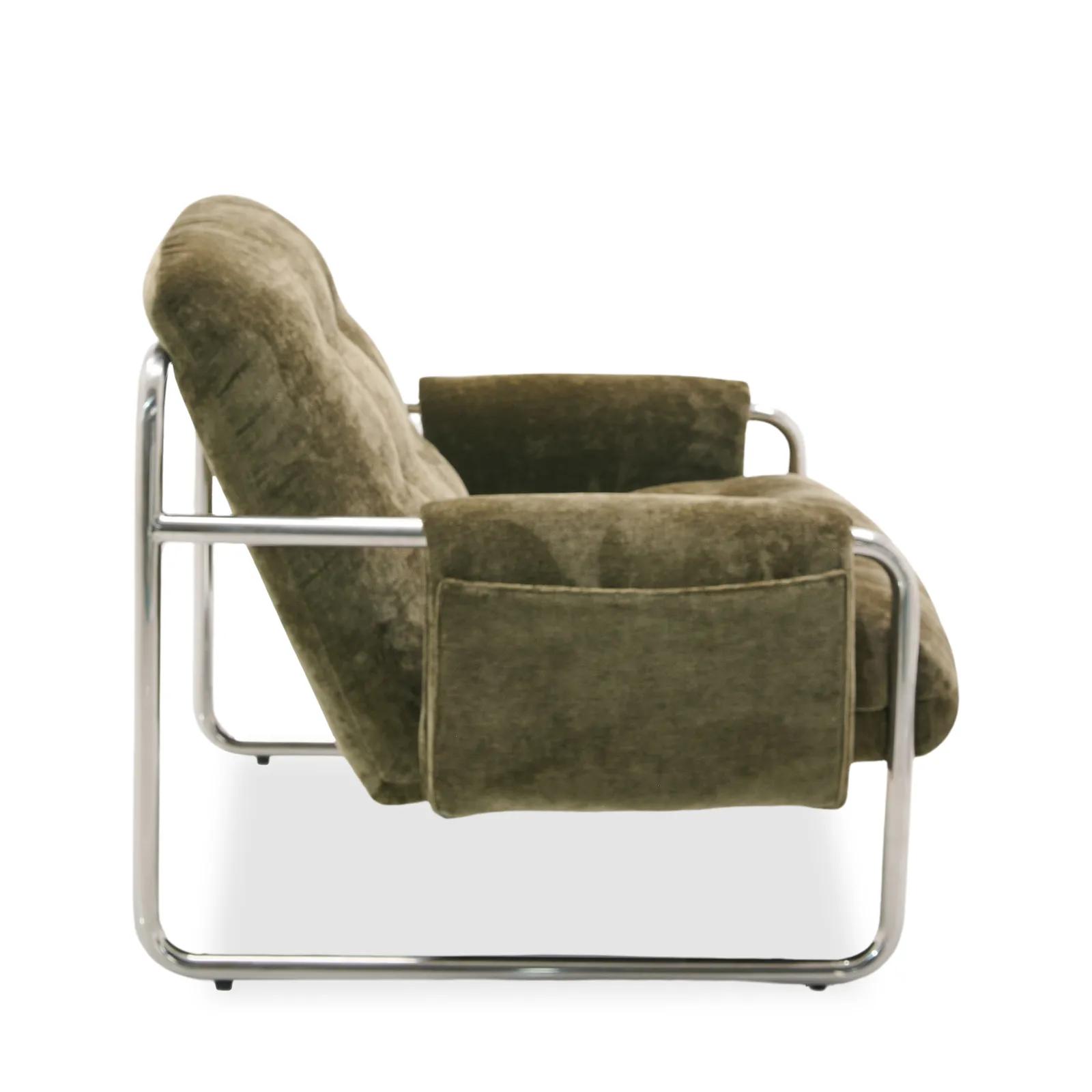 Zelda Lounge Armchair, Brown Fabric | Barker & Stonehouse 3