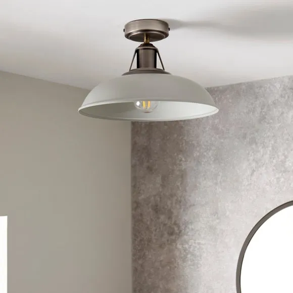Oraya Bathroom Flush Ceiling Light 2