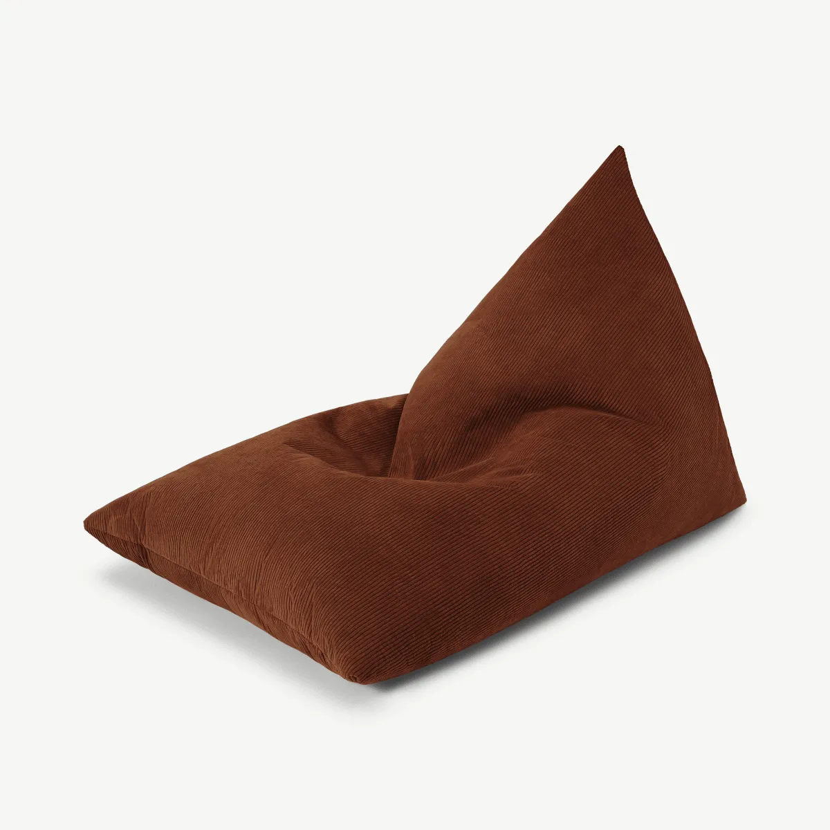 Andra Bean Bag, Russet Corduroy Velvet