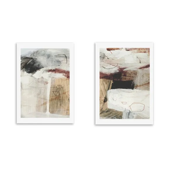 Set of 2 East End Prints Go Prints 2