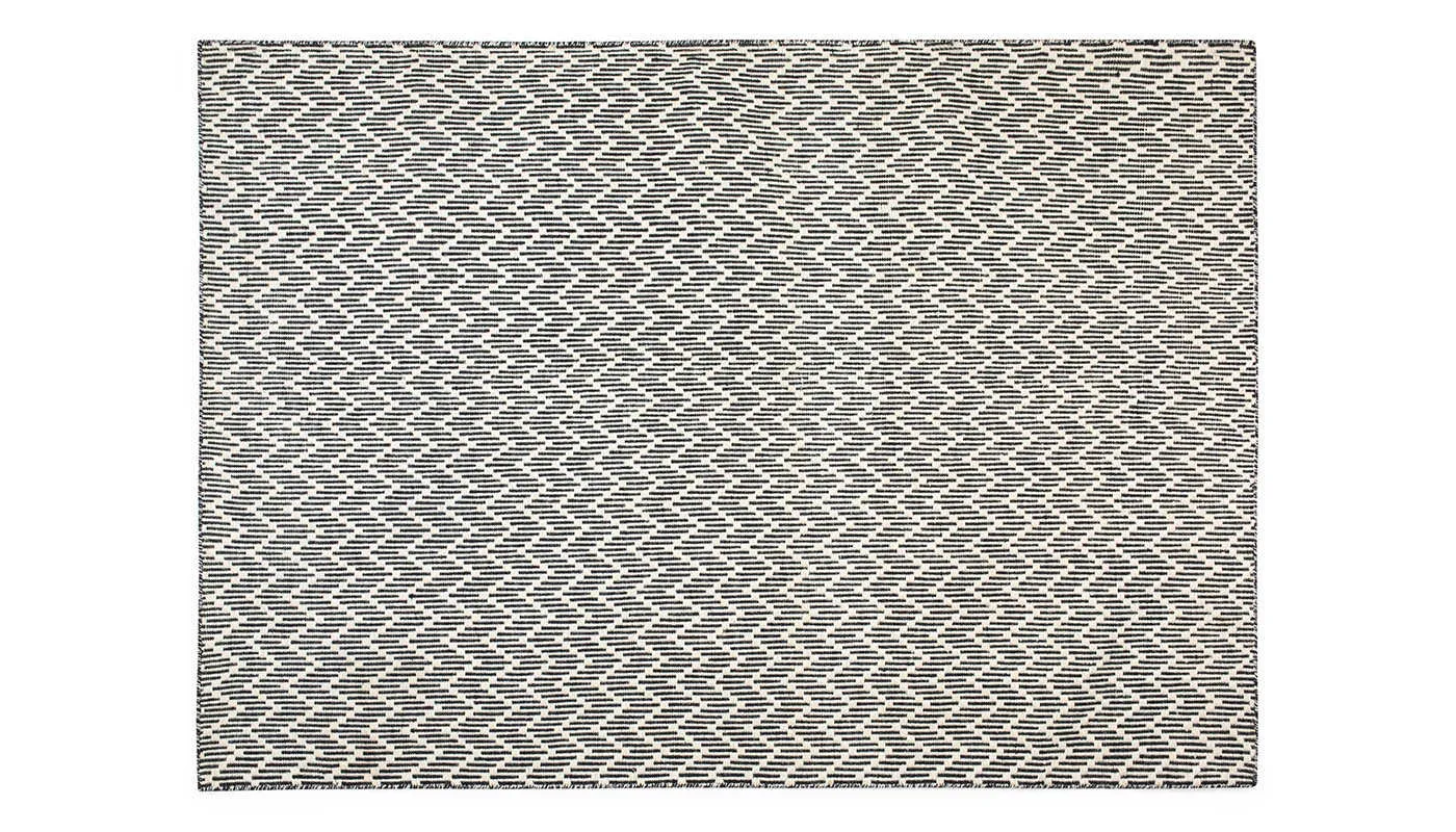 Linie Design Shimla Rug Black and White 200 x 300cm